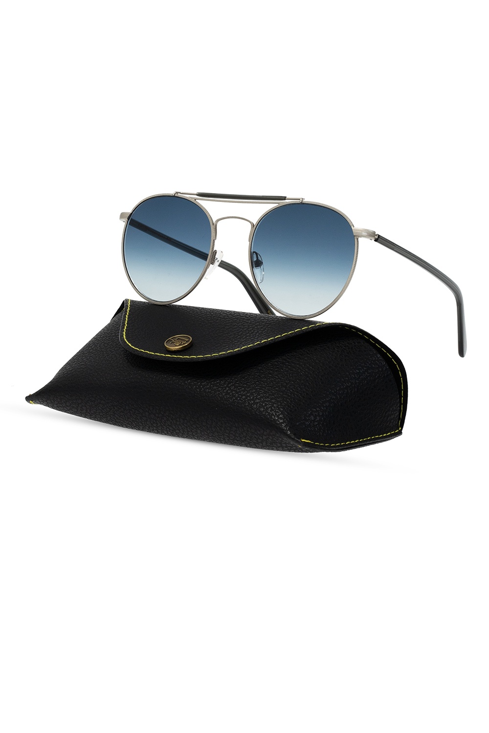 Dolce & Gabbana Eyewear marbled rectangular sunglasses | Men's